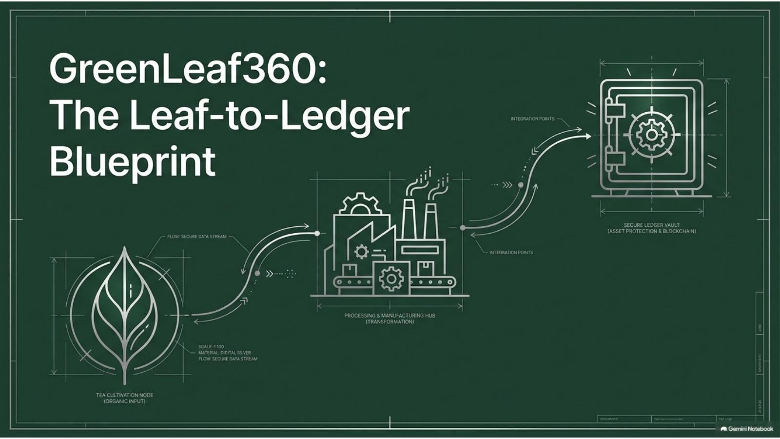 GreenLeaf360: the leaf-to-ledger blueprint — title slide